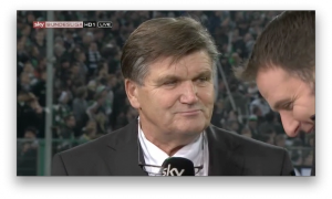 Hans Meyer vor dem spiel gegen Freiburg