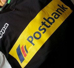 Postbank = Aufkleber